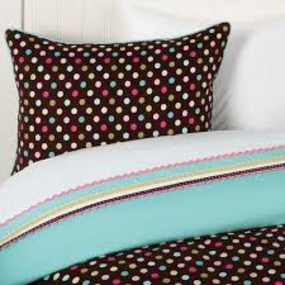 PB Teen COCO Dot Fine Corduroy Twin/XL Duvet Cover